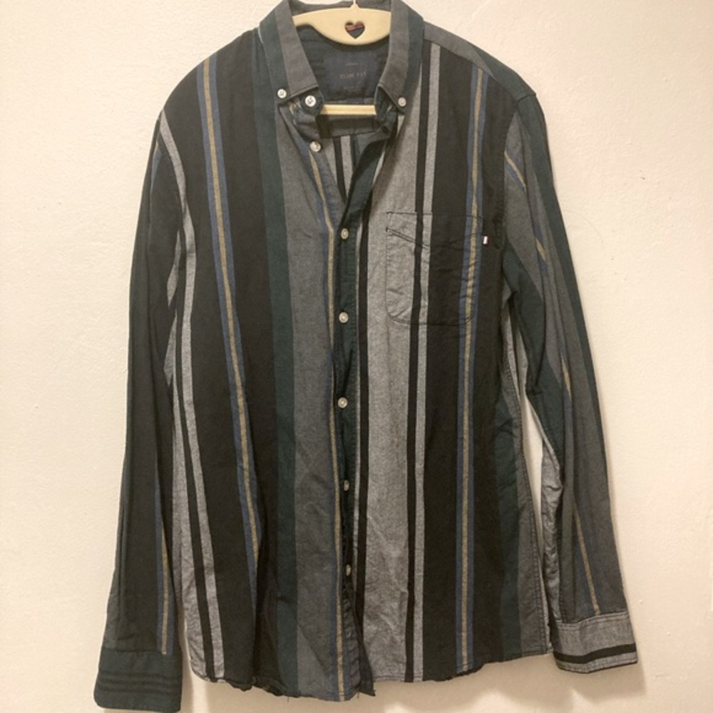 Men’s Brunswick Garments Button Down Top Size Small